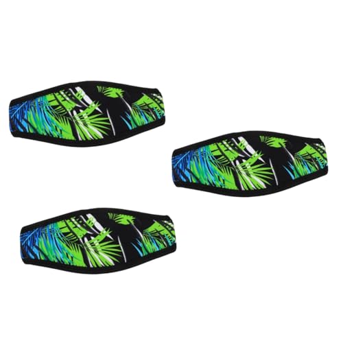 BESPORTBLE 3stücke Wiederverwendbare Tauchmaskenriemenabdeckung Aus Neopren Stylische Und Praktische Schwimmbrillenriemenhülle Für Tauchen Schnorcheln Und Wassersport Waschbar Und Leicht