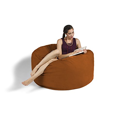 Jaxx Classic Saxx 4 Ft Bean Bag, Pumpkin Microsuede #TOP13