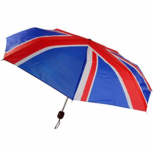 Zizzi New Mini Union Jack Umbrella Compact Folding Mens Womens Brolly Handbag Travel Shopmonk