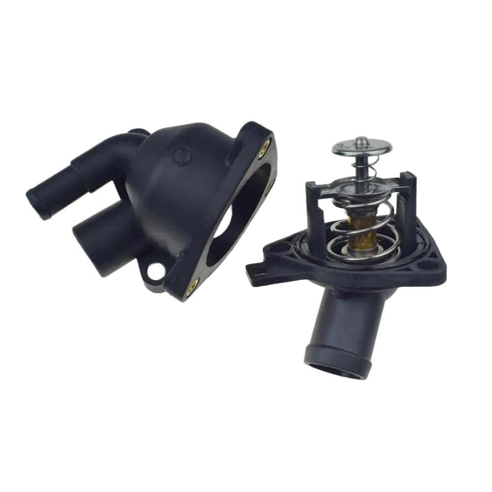 Thermostat And Housing Kit Compatible With 2007-2014 CRV 2.4L And 2006-2011 Civic 2.0L 19320-RAA-A01 19320-RAA-A02 19320-R40-A01(Kit)