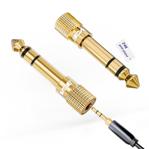 VCE Stereo Audio Jack Adapter (2 Pack)