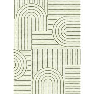 DCX Washable 2x3 Snake Rug, Beige Gothic Rug for Living Room, Soft Low Pile Carpet, Kid & Pet Friendly with Rubber Back Non Slip, Stain Resistant Rug for Bedroom Dining Room Office