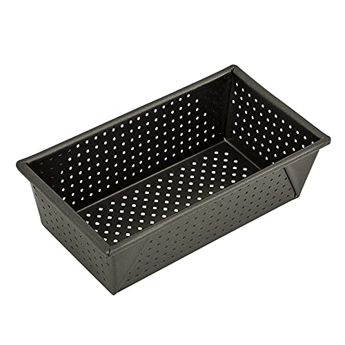 Bakemaster Box Sided Loaf Pan Non-Stick Perfect Crust, Grey, 22 x 12 x 7cm