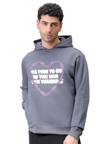 Sweat à capuche pour homme The Indian Garage Co avec imprimé graphique en taille L