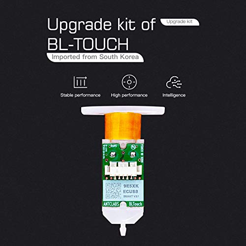 Creality BLTouch V3.1 Auto Bed Leveling Sensor Kit for 32 Bit V4.2.2(.7)Mainboard Ender 3v2/3/Pro/Ender 5/Pro/CR-10,Capricorn PTFE Bowden Tubing 1M,Aluminum Extruder, 0.4mm Nozzle, PC4-M6/M10 Fittings