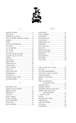 The Real Book Volume I C format A5 pour animer vos jam sessions - 6