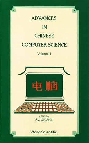 Advances In Chinese Computer Science, Volume 1 book cover