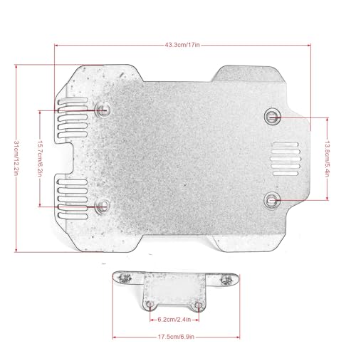 Cubierta protectora chasis motor placa deslizamiento inferior R18 2020-2023 5
