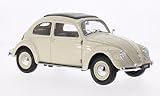 Brezelfenster VW Käfer Brezelfenster, beige, Modellauto, Fertigmodell, Welly 1:18