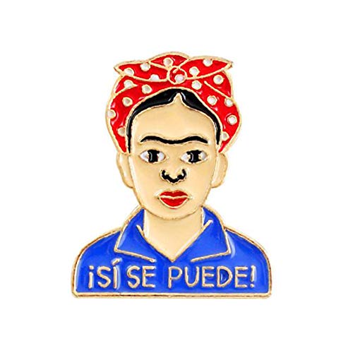 Dunbasi Frida Gifts - Broches Solapa esmaltados, Mujeres/Hombres