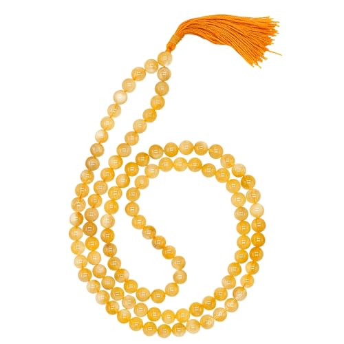 Amazing Gemstone Citrine Mala Beads -...