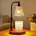 Black Walnut Candle Warmer Lamp with Timer Dimmable,Birthday Gifts for Women,Adjustable Height Wax Melt Warmer for Jar Candles,House Warming Gifts New Home,Ideal for Office,Dorm,Bedroom Home Decor