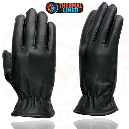 Image of Milwaukee Leather Women's Leather Lightweight Motorcycle Lined Driving Hand Gloves - X-Small