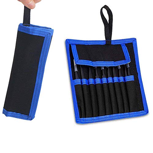 Tweezers Precision Set,Easily Life 10pcs ESD Tweezers Set, Anti Static Stainless Steel Anti Magnetic Tweezers Set with Storage Bag for Craft,Electronics Repair,jewelry repair,Laboratory Work,etc - Image 7