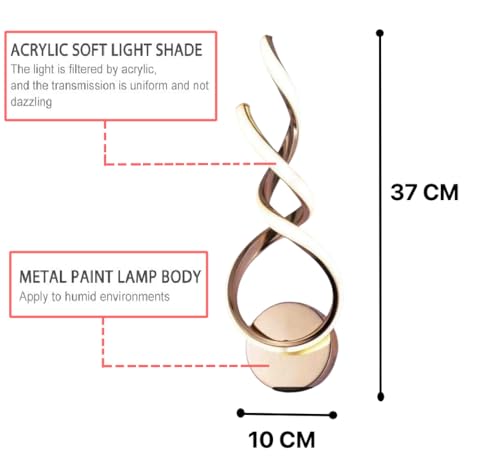 Image of Groeien Modern 3 Color LED Wall Sconce Infinity Glow Wall Light for Bedroom Living Room Corridor Lighting Fixtures Wall Mount(Warm+Natural+Coolwhite)(Infinity Glow)