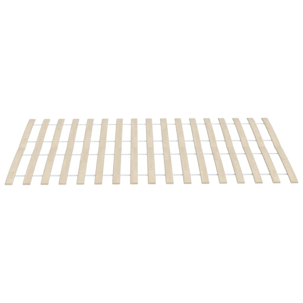 lite drewno topolowe skręcane 17 listew 70x200 cm brąz | Zapasowe listwy do łóżka 34 listwy 2 szt 70x200 cm lite drewno topolowe składane