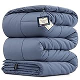 BELADOR All-Season Duvet Insert - Full Size Bed, Down Alternative, Mid-Plush Lightweight, Box Quilted Siliconized Fiberfill, Oeko-Tex Hotel Comforter
