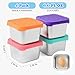4Pack 6oz Reusable Stainless Steel Snack Containers for Kids, Easy Open Leak Proof Metal Small Toddler Snack Containers with Silicone Lids, Stackable Metal Toddler Lunch Box for Daycare School Travel