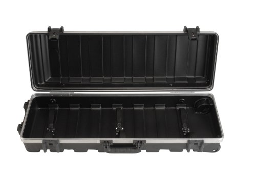 Image of SKB Compact Stand Case 36-1 /2 x 11-7 /8 x 8-1 /4 with Wheels & Straps, TSA Latches, Over molded Handle