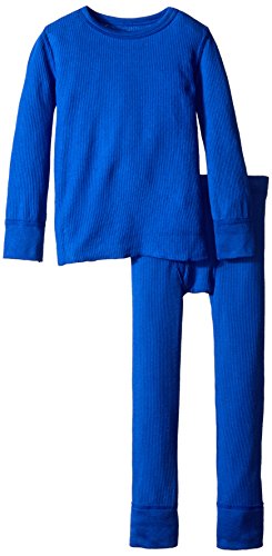 Ensemble de sous-vêtements thermiques gaufrés garçon pour affronter l'hiver au chaud
