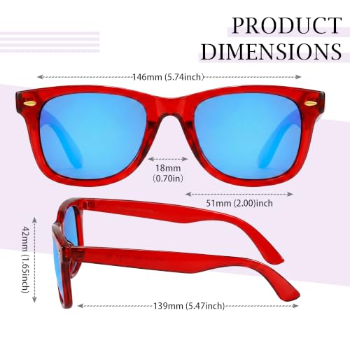 Image of SIPHEW Polarized Sunglasses for Women & Men - UV400 Mirrored Eyewear | Designer Unisex Fashion Sun Glasses w /Medium Fit,Suitable for Any Face Shape,Beach,Everyday Wear