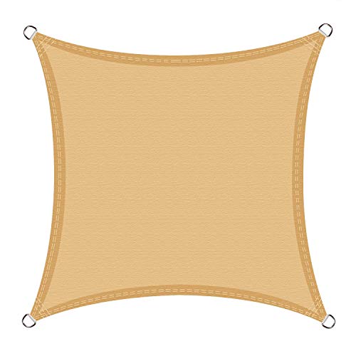 GOUDU Toldo Vela de Sombra Rectangular Toldos IKEA Prevención Rayos UV Solar...