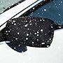 Side View Mirror Cover Auto Rearview Protection Cover Snow Ice Mirror Covers Exterior Rear View Accessories Universal Size for Cars, Black (2 Pieces)