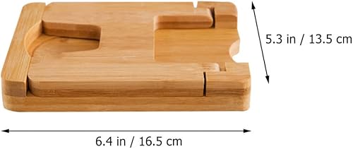 Miniatura 3 de BESTonZON Organizador de tapa de olla y cuchara, soporte plegable para tapa de olla, soporte para tapa de encimera, estante de gabinete para tabla