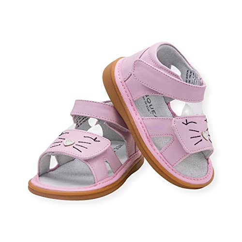Image of Wee Squeak Toddler Squeaky Sandals with Removable Squeaker in Fun Styles & Colors for Boys and Girls
