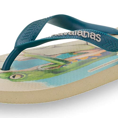 Chinelo Ipê, Havaianas, Adulto Unissex, Areia/Azul, 39/40