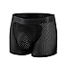 JOCKMAIL Seamless Men Butt Padded Underwear Back Enhancing Boxer Briefs Mens Boxer Mens Padded Underwear Boxer (US, Alpha, Large, Regular, Regular, Black)