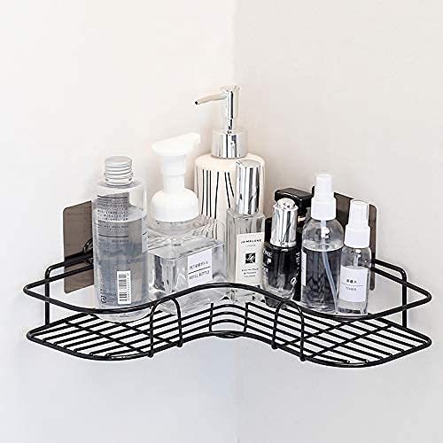 LANDWOOD Self-Adhesive Multipurpose Bathroom Shelf for Wall with Hooks/Towel Holder/Rack/Bathroom Organiser Accessories (B0CY5FJ5MK) Amazon Price History, Amazon Price Tracker