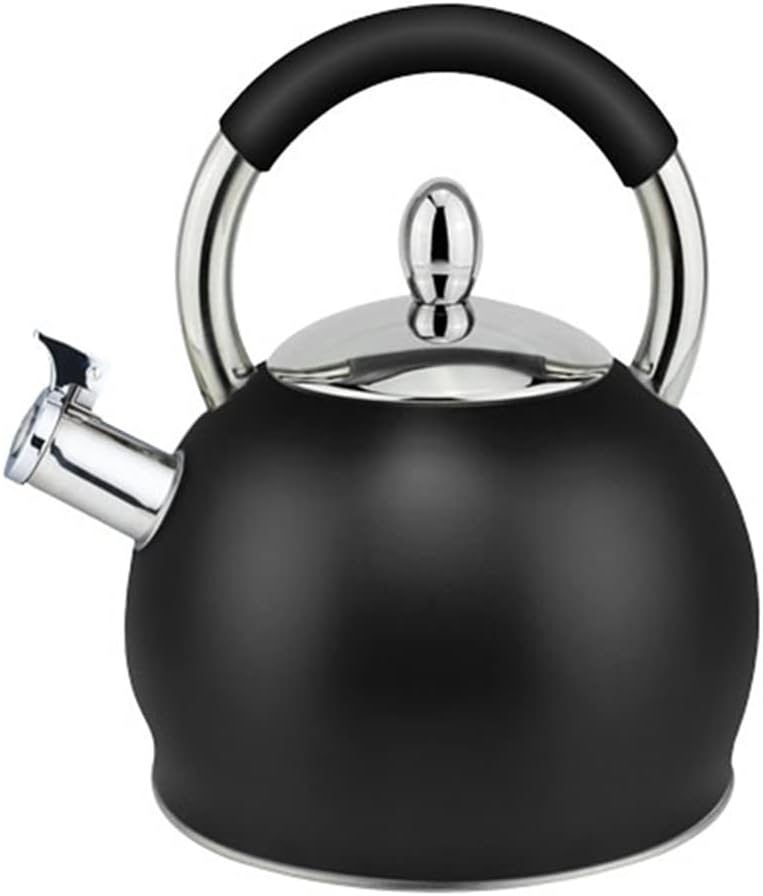 Cute Stainless Steel Teapot 3.0L Large Capacity Whistle Kettle Gas Kettle(E)