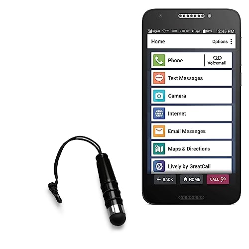 BoxWave �X�^�C���X�y�� Jitterbug Smart2�Ή� - �~�j�Ód�e�ʎ��X�^�C���X�AJitterbug Smart2�p���^���o�[�`�b�v�e�ʐ��X�^�C���X�y�� - �W�F�b�g�u���b�N