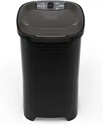 Mueller Máquina de Lavar Roupa Semiautomática Tanquinho 10 kg Preto 220V MLT10