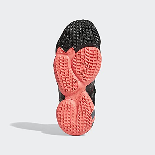 adidas Kids Girls D.O.N. Issue 2 - Basketball Sneakers Shoes Casual - Black,Pink - Size 6 M4