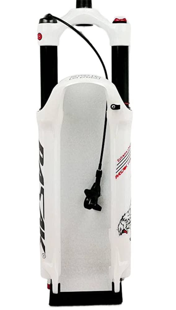 HOMSXPAC Air Front Fork 26-Inch Forks 27.5/29 Inch 1-1/8"Straight Tube Remote Lockout Disc Brakes QR 9mm Travel 100mm