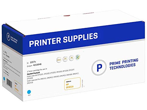 Preisvergleich Produktbild Prime Printing 4216946 Lasertoner für HP CE321A, cyan