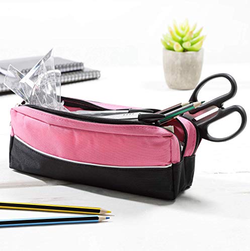 Arpan - Astuccio in tessuto con doppia cerniera