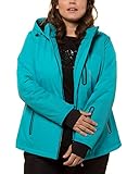 skijacke popken Skijacke mit gemusterten Zonen. Dreifach-funktion: wasserabweisend, winddicht, atmungsaktiv. Kritische Nähte zusätzlich verklebt. Verstellbare Kapuze, 2-Wege-Zipper, 3 Zipptaschen, extra Ärmel skipass-tasche.