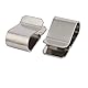 sourcing map 20pcs Edelstahl Feder U Clip Silber 21,4 mm x 12 mm DE de