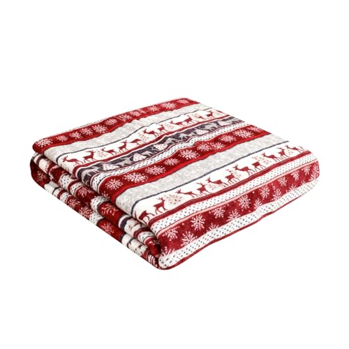 Mantas Navideñas - Felpa Cálida Decoración Del Hogar - Manta De Franela De Invierno Para Decoraciones De Navidad - Para Decoraciones De Fiesta Mujeres Sofá Cama Sala De Estar Dormitorio Apartamento In