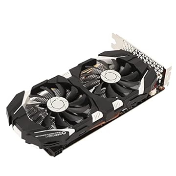 GTX 1060 GDDR5 Placa gráfica de PC de mesa de ventilador duplo 4K HDR 8008MHz para GTX 1060 6GB, GTX 1060 5GB, GTX 1060 3GBGTX 1060 6GB, GTX 1060 5GB, GTX 1060 3GB.(3 GB)