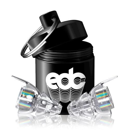 Image of Eargasm High Fidelity EDC 2026 Music Festival Earplugs - Hearing Protection for Concerts, Festivals, Musicians, DJs, Night-Life, Motorcycles with High Fidelity Noise Reduction up to 21 dB