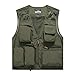 Produktbild LF-Werkzeugweste mit mehreren Taschen, für Fotografie, Angeln, Weste, dünn, abnehmbar, tragbar, Sommer-Modelle, grün, M