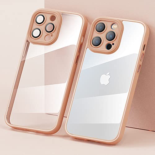 Coque de téléphone transparente pour iPhone X rose antichoc et souple