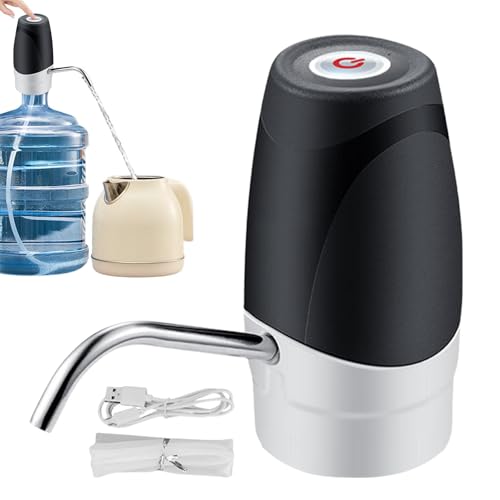 Bomba automática de botella de agua, bomba portátil para botellas de agua   Bomba de agua eléctrica portátil con carga USB   Bomba de agua potable automática, bomba de agua eléctrica recargable por