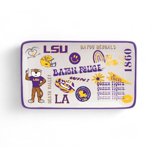 The Memory Company Officially Licensed NCAA - Louisiana State University Team Spirit Trinket Tray