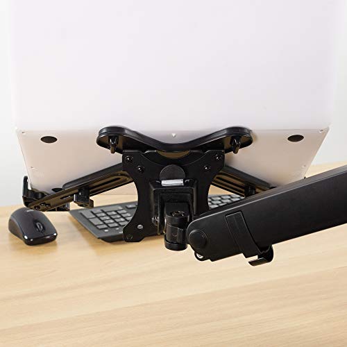 Image of VIVO Adjustable 11 to 17 inch Laptop Holder (Only) for VESA Compatible Monitor Arms | Notebook Adapter for VESA Monitor Mounts up to 100x100mm (Stand-LAP4)
