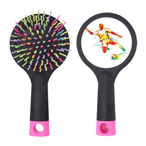 Brosse à cheveux démêlante football élimine les nœuds de sueur sans douleur